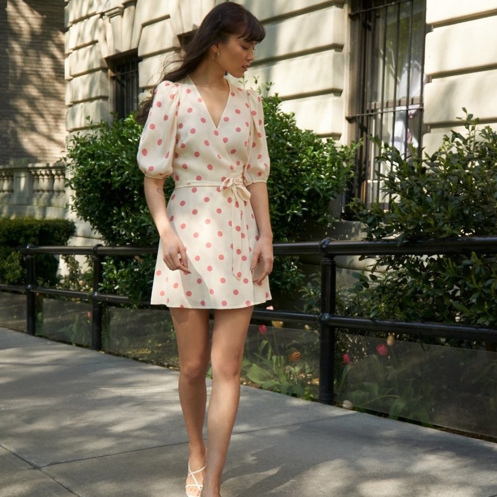 NWT Reformation Olince Wrap Dress Andie S